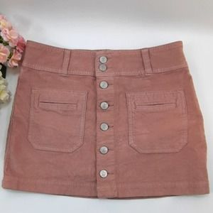 We the Free People Mini Skirt 25 Corduroy